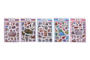 Nálepky zvířátka mix