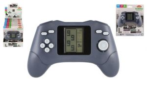 Digitální hra Padající kostky konzole hlavolam plast 15x9cm na baterie se zvukem na kartě