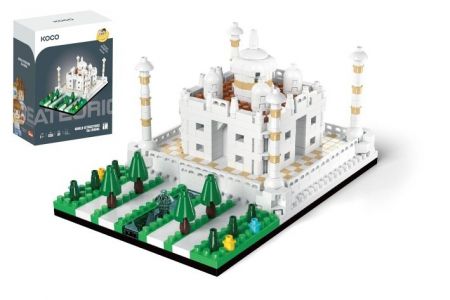 Stavebnice mini KOCO Taj Mahal plast 539 ks v krabičce 13x16,5x7cm