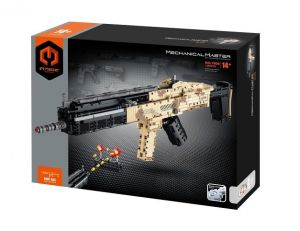 Stavebnice iM.MASTER automatická puška/samopal 1289 dílků v krabici 35x27x7cm