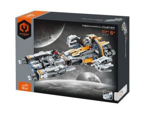 Stavebnice iM.MASTER vesmírná loď s mechanickým pohonem plast 955 dílků v krabici 35x27x7c