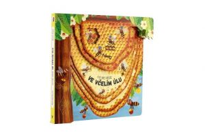 Knížka Co se děje ve včelím úlu CZ text 23x23cm