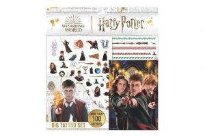 Tetování velký set Harry Potter s omalovánkami v sáčku