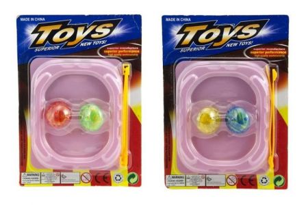 Káča 2ks s arénou plast 10x12cm 2 barvy na kartě