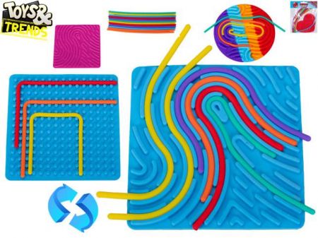 Toys&amp;Trends Fingerprint Maze bludiště 12,5cm 3druhy 4barvy v sáčku