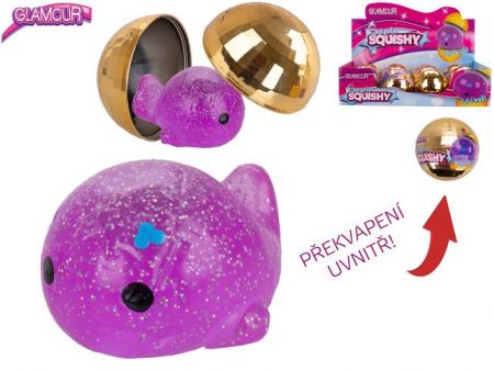 Glamour koule třpytivá překvapení 6,5cm se strečovou rybkou