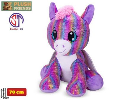 Plush Friends Star Sparkle pegas plyšový 70cm sedící 0m+