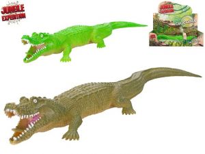 Jungle Expedition krokodýl 28cm 2barvy
