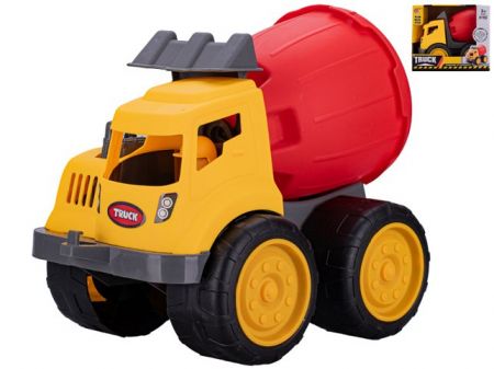 Auto stavební domíchávač 33cm volný chod v krabičce