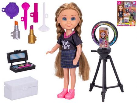 Panenka 14cm s doplňky v krabičce