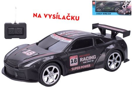R/C auto závodní 18cm 27MHz jednoduchá funkce na baterie 2druhy v krabičce