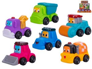 Vozidlo stavební měkké 7,5-9cm volný chod 6druhů 18m+