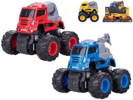 Auto nákladní 9cm kov na setrvačník 2druhy 3barvy