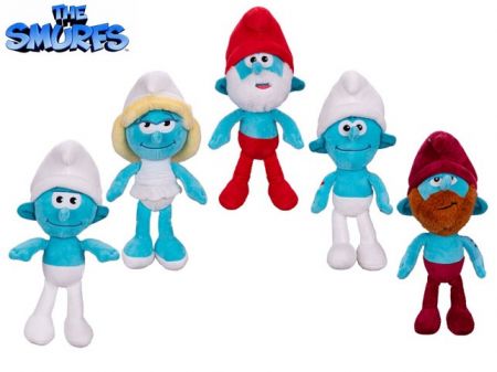 Šmoulové plyšoví 32cm 5druhů 0m+