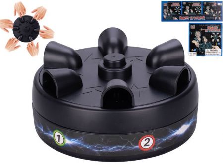 Společenská hra ruleta 11cm s elektrickým šokem v krabičce