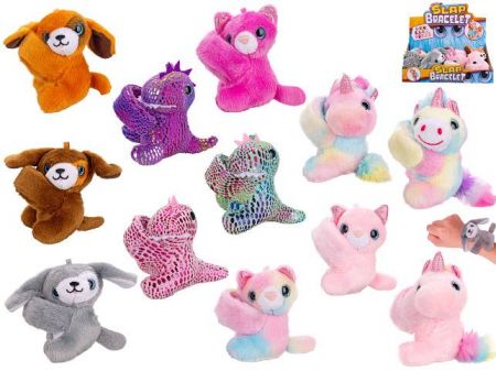 Náramek se zvířátkem 13cm 4druhy 3barvy 18m+