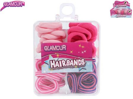 Glamour gumičky do vlasů v krabičce