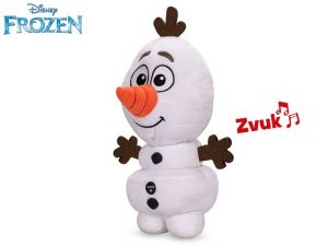 Frozen sněhulák Olaf plyšový 30cm na baterie se zvukem 10m+