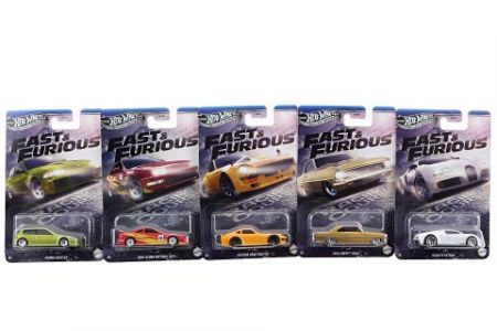 Hot Wheels Tematický angličák - Rychle a zběsile HNR88