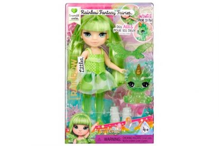 Rainbow High Malá sestřička víla - Emerald (Green)
