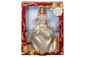 Barbie Vánoční panenka Blondýnka 2025 JBH95