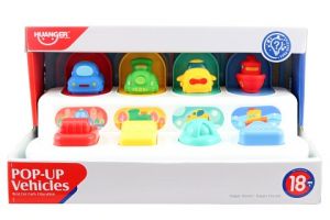 Baby hra-vyskakující dopravní prostředky