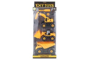 Sada šroubovacích stavebních aut