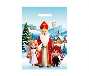 Taška mikulášská 25 x 35cm nadílka 3 LUMA