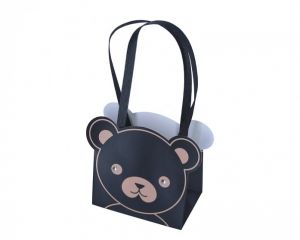 Dárková taška papírová ve tvaru medvídka 26cm/21cm/10cm