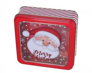 Dárková krabička plechová 15cm/15cm/6cm