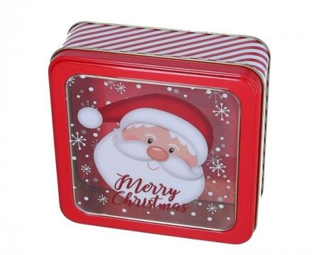 Dárková krabička plechová 15cm/15cm/6cm