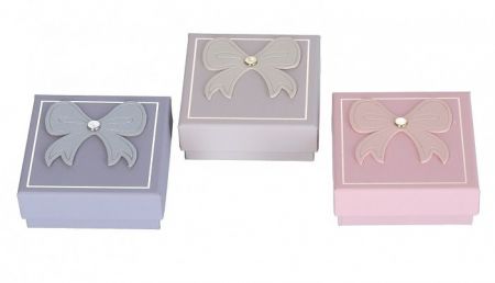 Dárková krabička  mix kol. 8cm/8cm/4cm