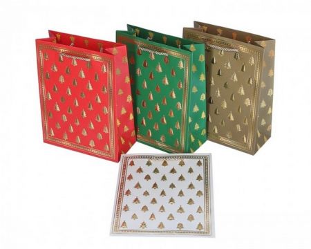 Dárková taška vánoční 23cm/18cm/8cm