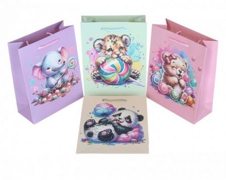 Dárková papírová taška  23cm/18cm/8cm