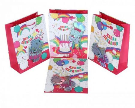 Dárková papírová taška  23cm/18cm/8cm