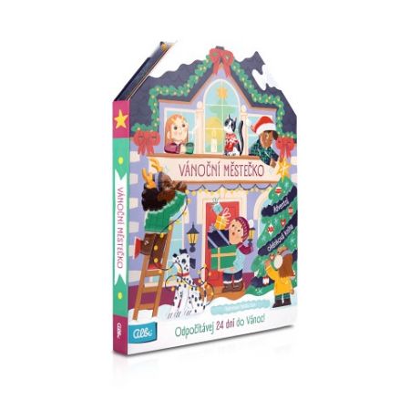 ALBI Vánoční městečko - Adventní okénková kniha