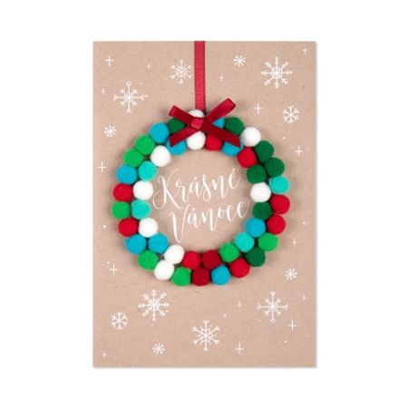 ALBI Věnec z bambulek