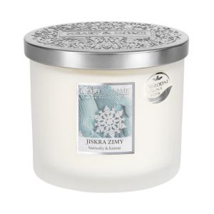 ALBI Svíčka elipsa - Jiskra zimy