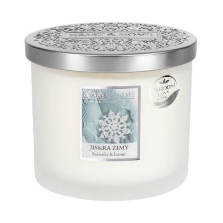 ALBI Svíčka elipsa - Jiskra zimy