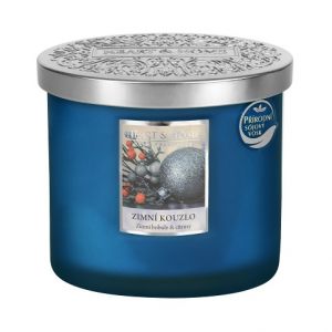 ALBI Svíčka elipsa - Zimní kouzlo