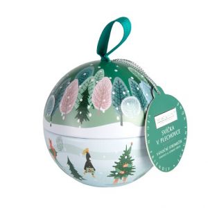 ALBI Svíčka v plechovce - Vánoční stromeček