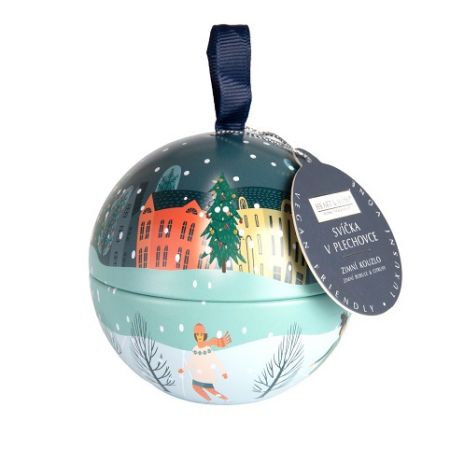 ALBI Svíčka v plechovce - Zimní kouzlo