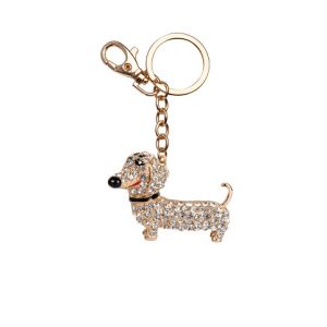 ALBI Štrasová klíčenka - Jezevčík