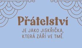 ALBI Zrcadlový svícen Přátelství MODRÁ