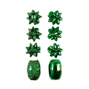 ALBI Set kokard a stuh - Zelený