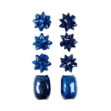 ALBI Set kokard a stuh - Modrý