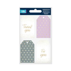 ALBI Dárková visačka 12 ks - Puntíky
