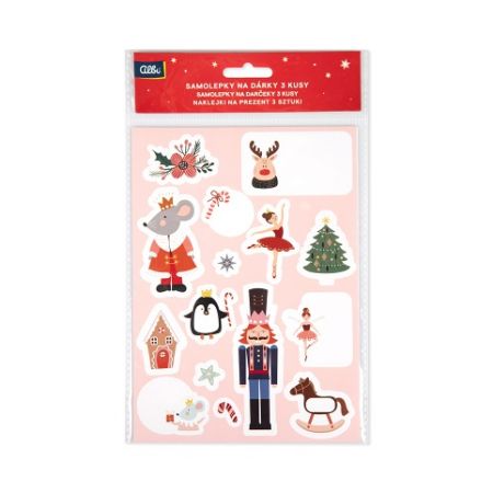 ALBI Samolepky na dárky 3 ks - Vánoce pro děti