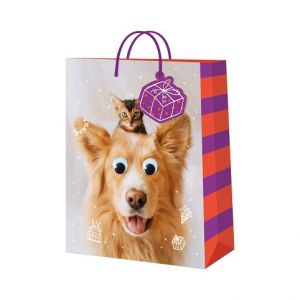 ALBI Dárková taška velká - Pejsek a kočička