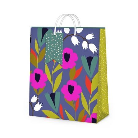 ALBI Dárková taška velká - Neonové květiny